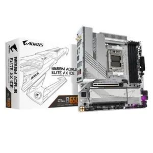 Carte mère B650 AM5 DDR5 mATX Gigabyte Gigabyte B650m A Elite Ax Ice