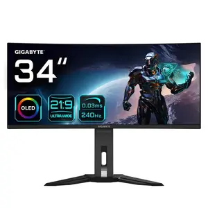 Écran PC Gaming incurvé OLED UWQHD Gigabyte HP 34"