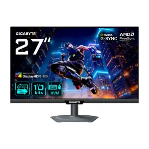Écran PC 4K 160Hz+FHD 320Hz/F-IPS/USB-C/Pivot/HP/KVM Gigabyte