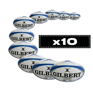Sæt af 10 rugbybolde Gilbert G-TR4000 Trainer (taille 4)
