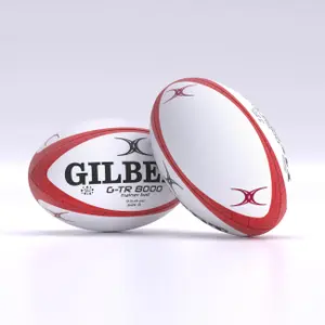 10er Set Rugby Trainingsbälle Gilbert G-TR8000 image-1