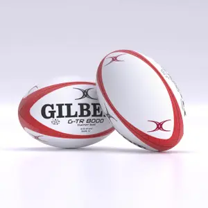 10er Set Rugby Trainingsbälle Gilbert G-TR8000 image-3