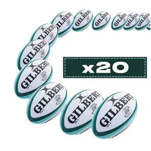 Sæt med 20 rugbybolde Gilbert Atom Match Ball