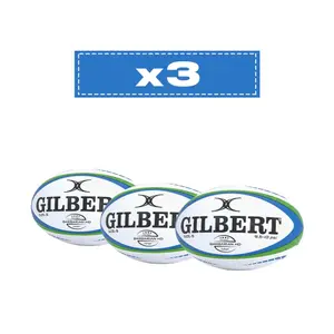 Set van 3 rugbyballen Barbarian Rugby Club