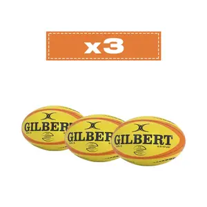 Förpackning med 3 rugbybollar Gilbert Orion image-0