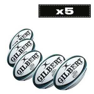 Pakke med 5 rugbybolde Gilbert Advantia