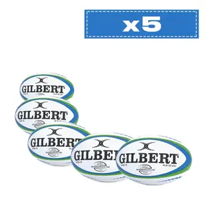Set van 5 rugbyballen Barbarian Rugby Club