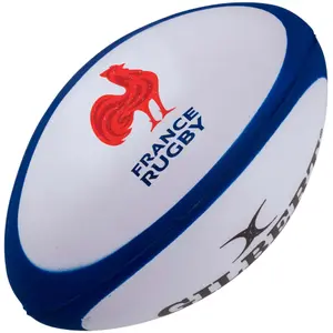 Lot de 12 ballons de rugby France Dangle image-1