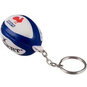 Lot de 12 ballons de rugby France Dangle image-2