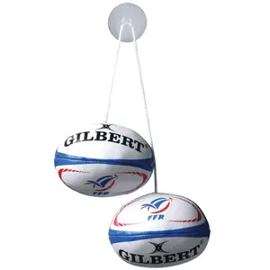 Lot de 12 ballons de rugby France Dangle image-3