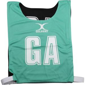 8603290-dossard-de-netball-reversible-gilbert-vert-noir
