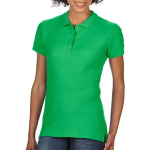Cotton Piqué Double Polo for Women Gildan Premium