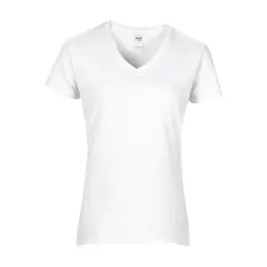 T-Shirt mit V-Ausschnitt, Damen Gildan Premium image-0