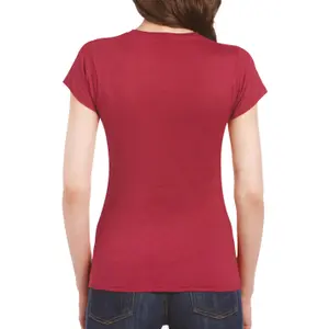 T-Shirt mit Rundhalsausschnitt, Damen Gildan Softstyle image-2
