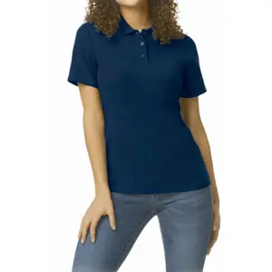 Polo de piqué doble para mujer Gildan Softstyle image-0