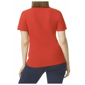 Polo de piqué doble para mujer Gildan Softstyle image-1