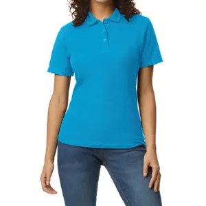 Polo de piqué doble para mujer Gildan Softstyle image-0