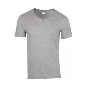 Camiseta con cuello de pico Gildan Softstyle image-0