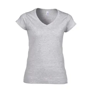 Camiseta de mujer con cuello de pico Gildan Softstyle image-0