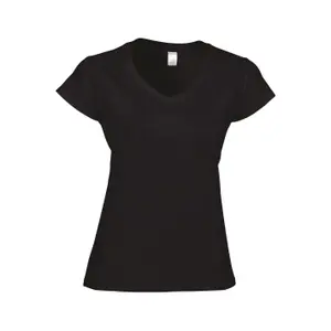 Camiseta de mujer con cuello de pico Gildan Softstyle image-0