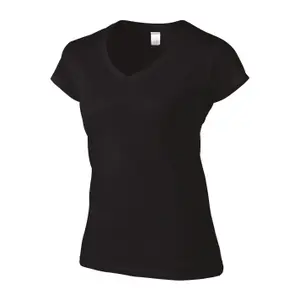 Camiseta de mujer con cuello de pico Gildan Softstyle image-1