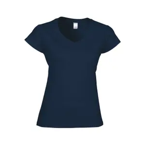 T-Shirt mit V-Ausschnitt, Damen Gildan Softstyle image-0
