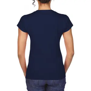 T-Shirt mit V-Ausschnitt, Damen Gildan Softstyle image-1