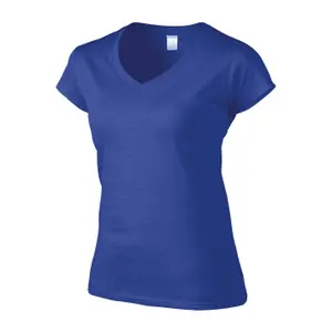 Camiseta de mujer con cuello de pico Gildan Softstyle image-1