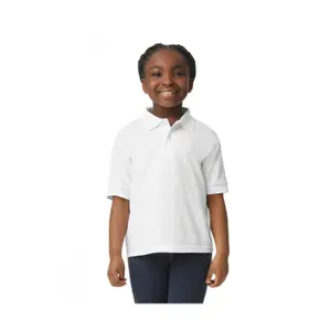 Polo shirt jersey child Gildan Dryblend image-2
