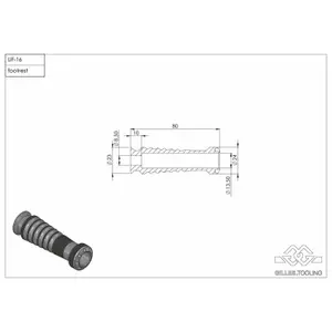 Fodstøtte til motorcykel Gilles Tooling Sport BMW F 650 GS (0175) image-1