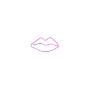 Lampada neon LED Ginga Lips image-0