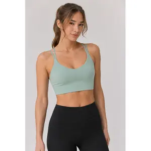 strapless Sports bra Girlfriend Collective Float Nichelle image-2