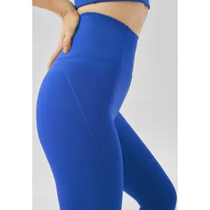 Women's High-Waisted Long Leggings Girlfriend Collective Compressif image-1
