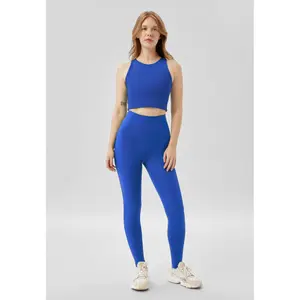 Women's High-Waisted Long Leggings Girlfriend Collective Compressif image-2