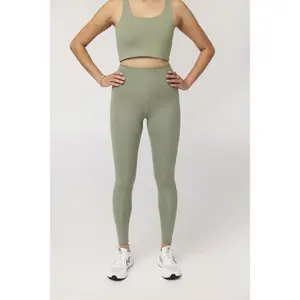Women's High-Waisted Long Leggings Girlfriend Collective Compressif image-6