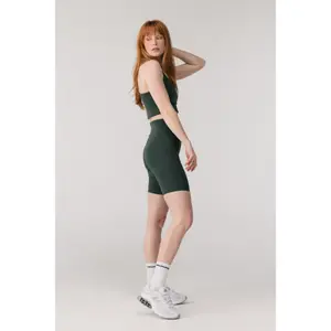 High-Waisted Cycling Shorts for Women Girlfriend Collective Compressif image-3