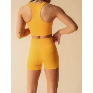 Short de running mujer talle alto Girlfriend Collective Compressif image-5