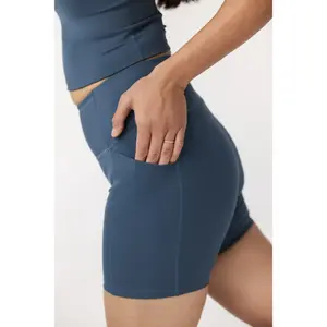 Cuissard taille haute running à poche femme Girlfriend Collective image-4