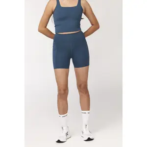 Cuissard taille haute running à poche femme Girlfriend Collective image-6
