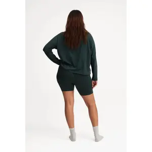 Women's long sleeve T-shirt Girlfriend Collective Moss ReSet image-2