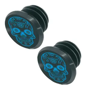 Set of 2 handlebar caps Gist Switch Skull image-0