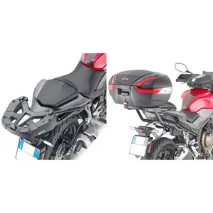 Motorcycle top case support Givi Monokey ou Monolock Honda CB 500 F (19 à 20)