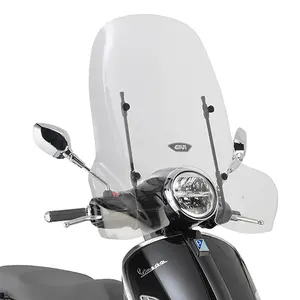 Système de fixação para-brisa moto Givi 104A Piaggio Vespa GTS 125-300 / GTS 125-300 Super (2023)