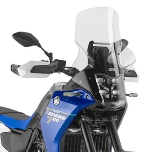 Bulle motorcycle clear with headlight protection Givi Yamaha Tenere 700