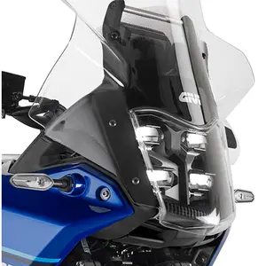Bulle motorcycle clear with headlight protection Givi Yamaha Tenere 700 image-1