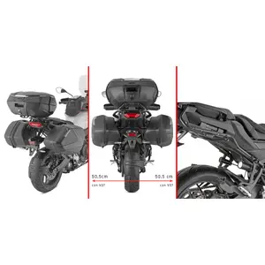 Motorcycle side-case holder Givi Yamaha Tracer 9/Gt/Gt+