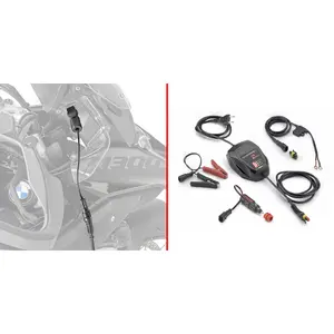 Aluminium Motorcycle Battery Charger with Can-Bus System Givi