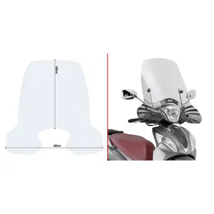 Motorcycle bubble Givi Kymco People One 125-150 image-0