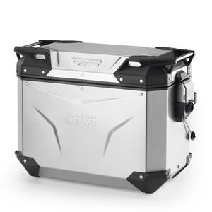 obkev44ar-right-aluminium-side-case-without-lock-for-motorbike-givi-outback-silver-one-size