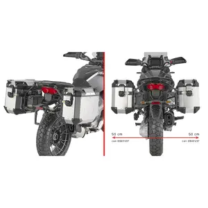 Motorcycle side-case holder Givi Outback Moto Guzzi Stelvio 1000 (24)